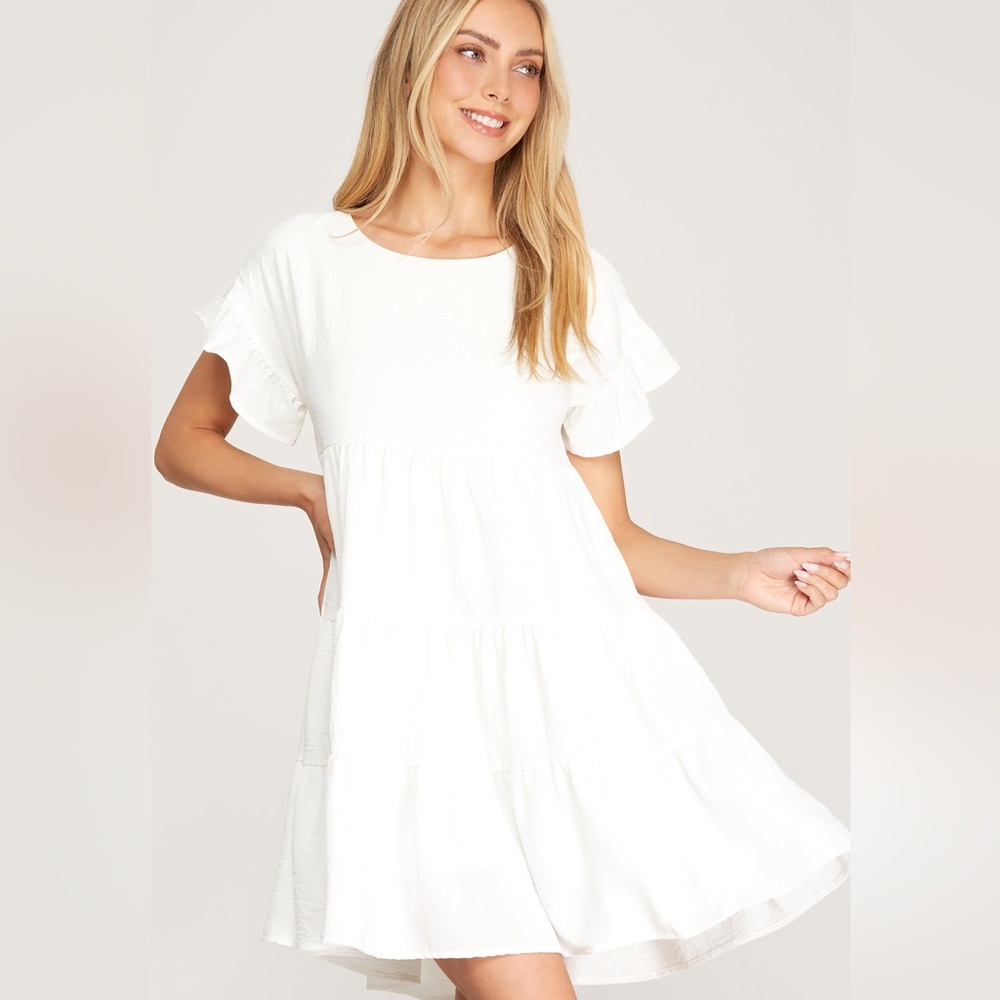 NEW boho white dress